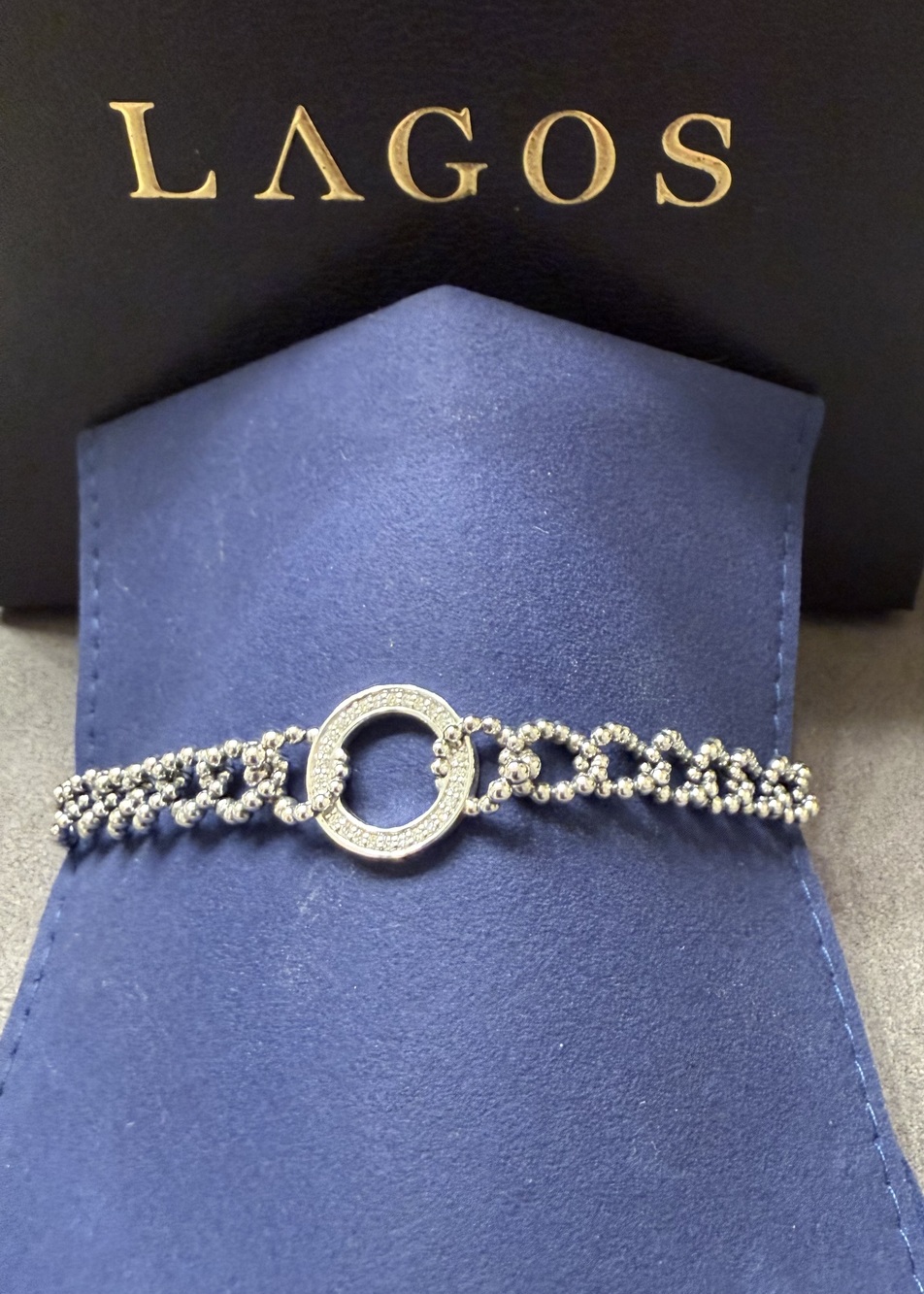 CAVIAR SPARK
Circle Diamond Link Bracelet